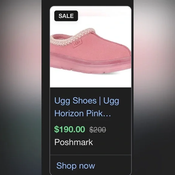 Pink ugg Tasman slippers 💗 - Picture 7 of 7